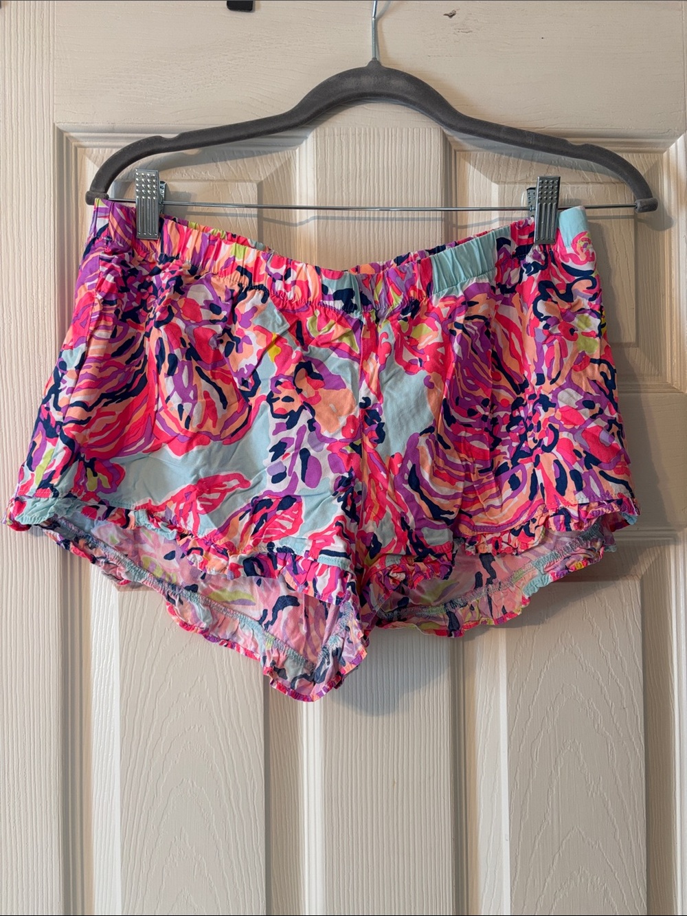 Colorful Floral Lilly Shorts